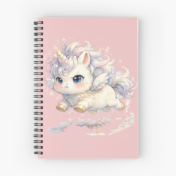 Item preview, Kawaii Pegasus Foal Illustration – Cute Determined Baby Winged Horse Art designed and sold by MagicMakerPh.