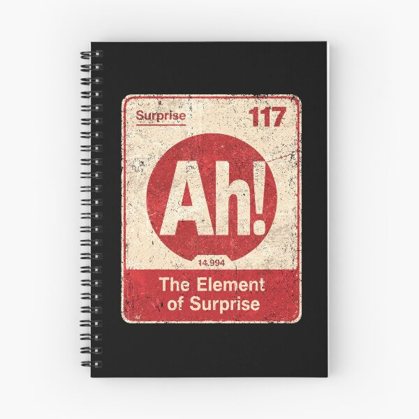 Item preview, The Element of Surprise Periodic Table Funny Chemistry Meme designed and sold by watanabeee.
