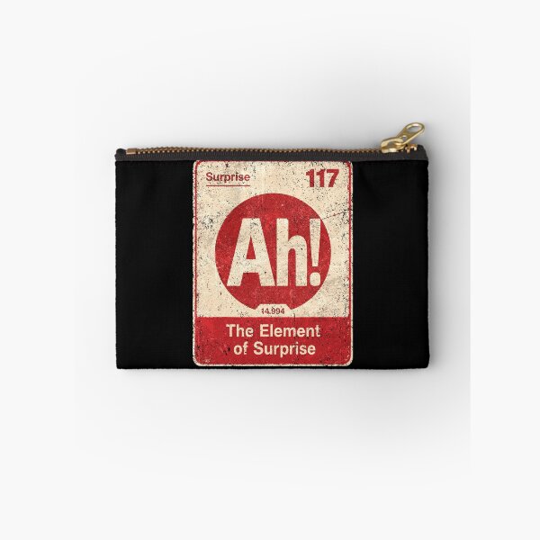 Item preview, The Element of Surprise Periodic Table Funny Chemistry Meme designed and sold by watanabeee.