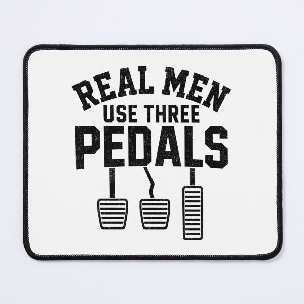 Item preview, Real Men Use Three Pedals Car Guy designed and sold by KarimSoCute.