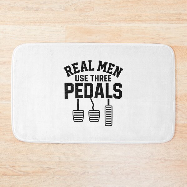Item preview, Real Men Use Three Pedals Car Guy designed and sold by KarimSoCute.