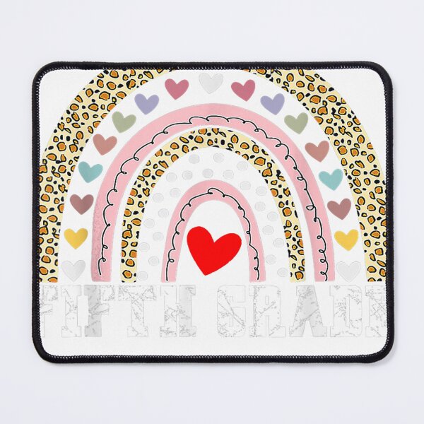 Item preview, Retro Fifth 5th Grade Rainbow Leopard Back To School Teacher designed and sold by Ardonaredb.