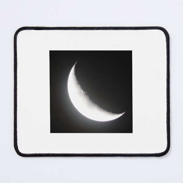 Item preview, Crescent Moon | Night Sky, Lunar Photography designed and sold by Nature Is Art.