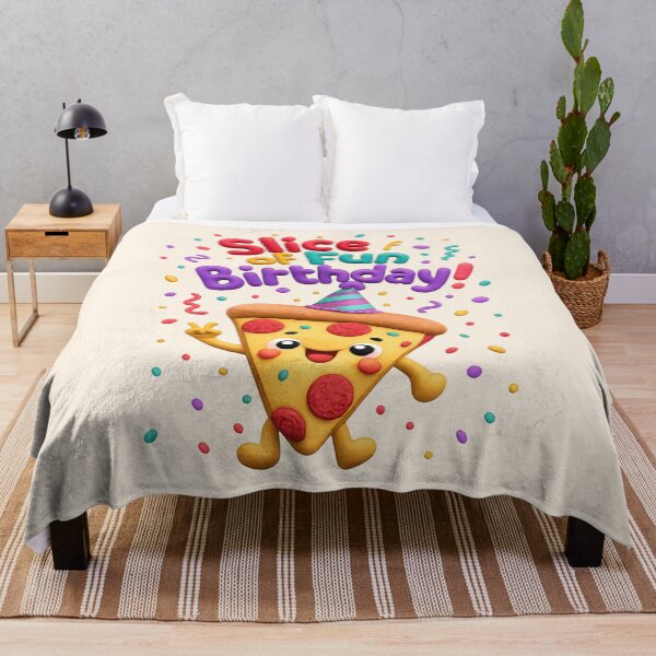 Item preview, Cute Pizza Birthday Party | Kawaii 3D Fast Food Party Art designed and sold by Moons Studio.