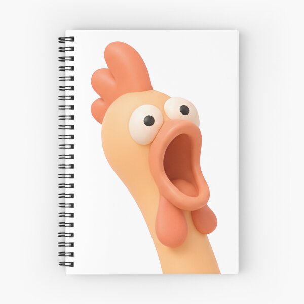Item preview, Screaming Rubber Chicken Cartoon designed and sold by ViralByDesign.