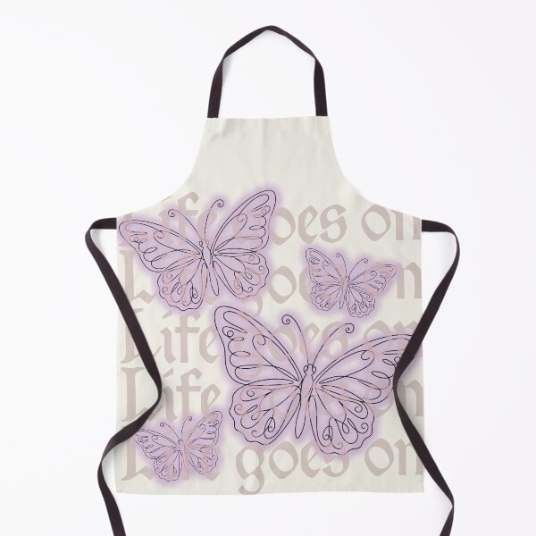 Item preview, Life Goes On Butterflies | BTS Inspired Dreamy Lavender Aesthetic Design designed and sold by Meivelle.