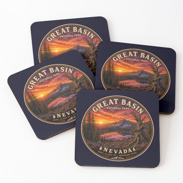 Item preview, Great Basin National Park Poster | Nevada Vintage Travel Poster | Hidden Bigfoot Landscape Art designed and sold by Swanny's Custom T-shirt and Gift Designs.