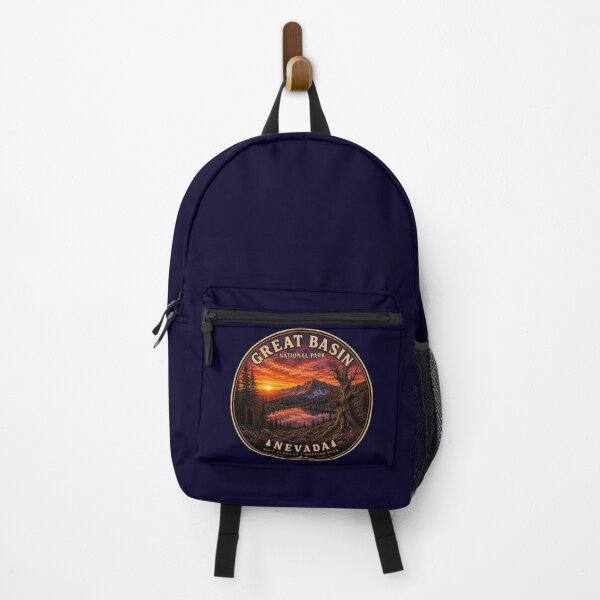Item preview, Great Basin National Park Poster | Nevada Vintage Travel Poster | Hidden Bigfoot Landscape Art designed and sold by Swanny's Custom T-shirt and Gift Designs.