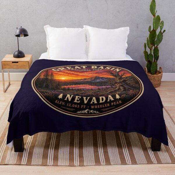 Item preview, Great Basin National Park Poster | Nevada Vintage Travel Poster | Hidden Bigfoot Landscape Art designed and sold by Swanny's Custom T-shirt and Gift Designs.