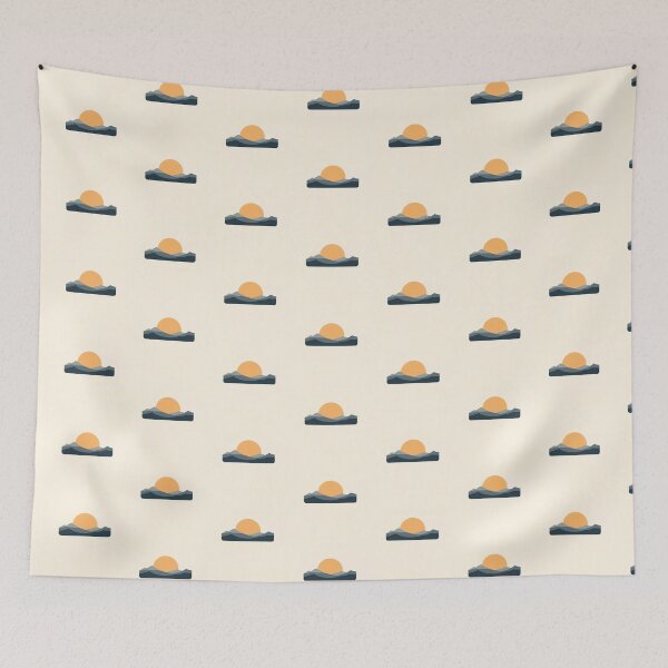 Item preview, Peaceful Mountain Sunrise – Minimal Nature and Inspiration Artwork designed and sold by TimelessTalks9.