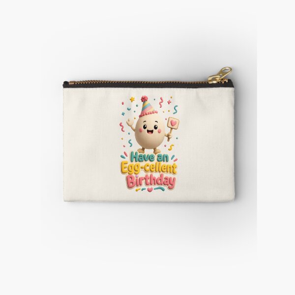 Item preview, Cute Egg Birthday Party - Have An Egg-cellent Birthday | Kawaii 3D Happy Birthday Art designed and sold by Moons Studio.