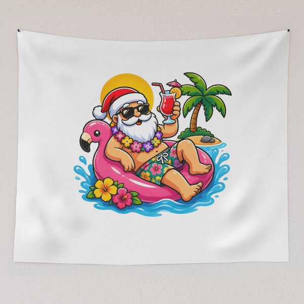 Item preview, Santa Claus in Swim Christmas in July designed and sold by KarimSoCute.