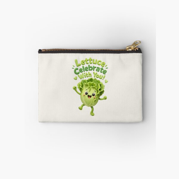 Item preview, Cute Lettuce (Let Us) Celebrate With You | Kawaii 3D Happy Birthday Art designed and sold by Moons Studio.
