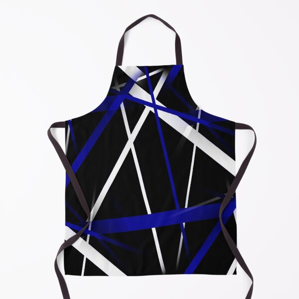 Item preview, Urban Geometry Black White Royal-Blue designed and sold by taiche.