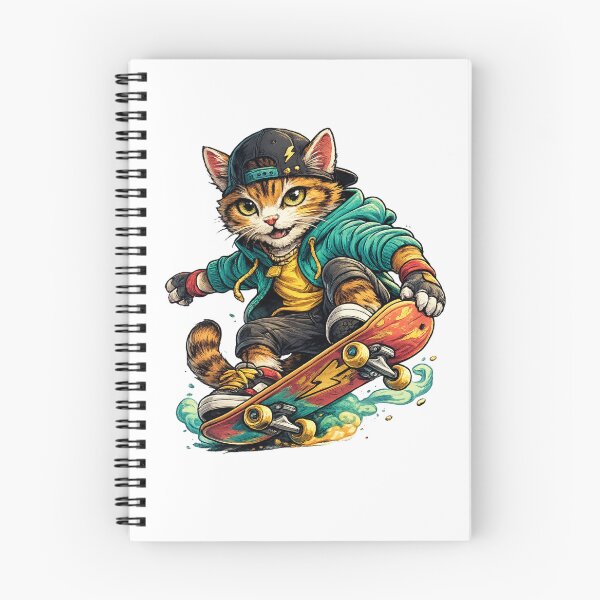 Item preview, Skateboard Cat designed and sold by VerdePegajoso.