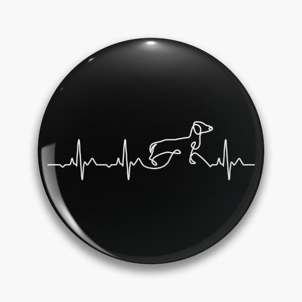 Item preview, Dachshund Heartbeat - Wiener Dog Lover Gift designed and sold by clickbongski.