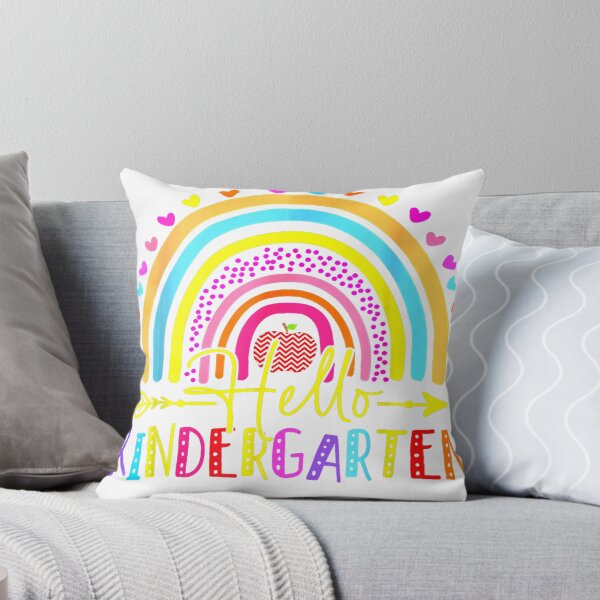 Item preview, Hello Kindergarten Team Kinder Grade Back To School Rainbow designed and sold by Ardonaredb.