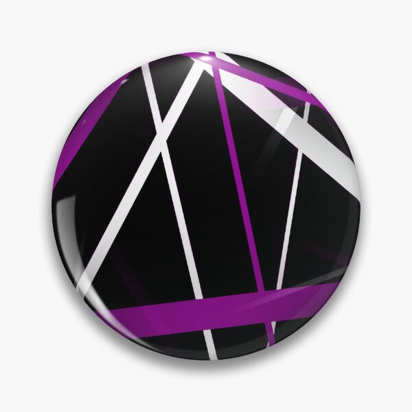 Item preview, Urban Geometry Black White Purple designed and sold by taiche.