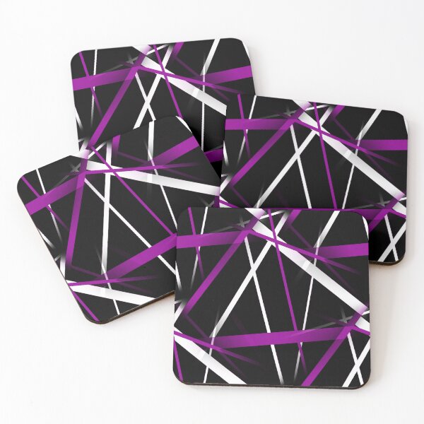 Item preview, Urban Geometry Black White Purple designed and sold by taiche.