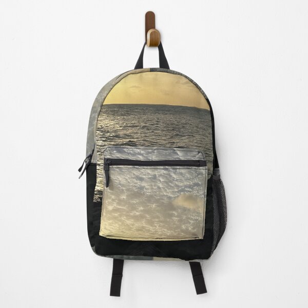 Item preview, Golden Hour Ocean Sunset Over Rocks - Coastal Serenity designed and sold by Quiet Frames Studio.