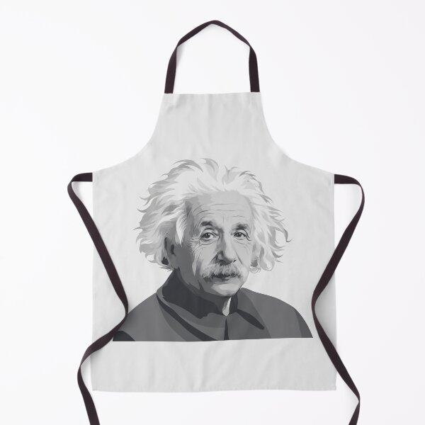 Item preview, Albert Einstein Portrait Monochrome Illustration designed and sold by Owcomm.