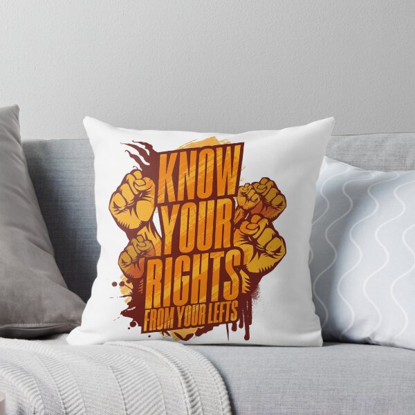 Aperçu de l'œuvre Connaissez vos droits de vos gauches créée et vendue par BlueRockDesigns.