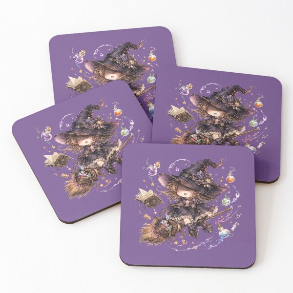 Item preview, Kawaii Baby Witch Illustration – Cute Chaotic Witch in Training Art designed and sold by MagicMakerPh.