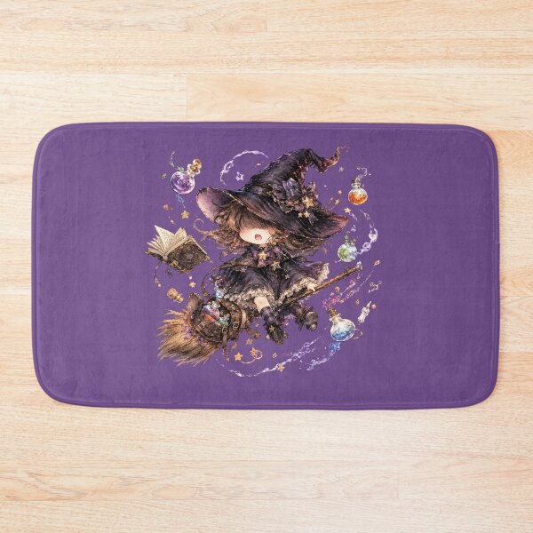 Item preview, Kawaii Baby Witch Illustration – Cute Chaotic Witch in Training Art designed and sold by MagicMakerPh.