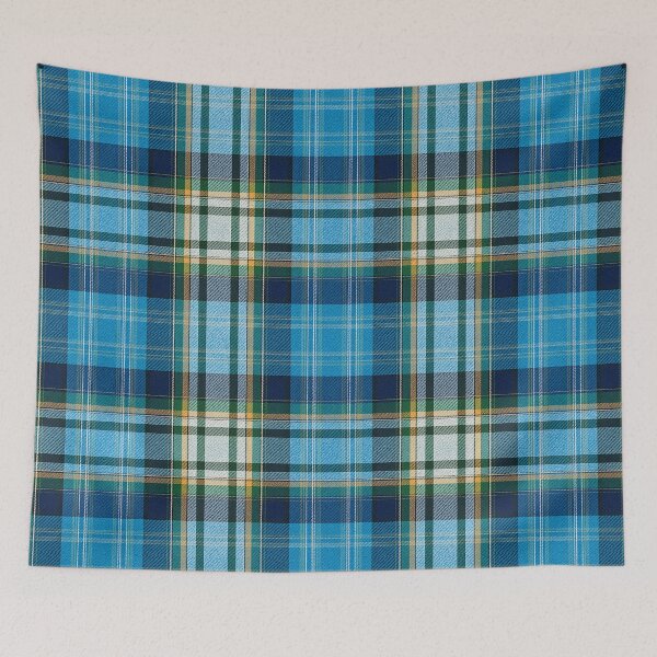 Aperçu de l'œuvre Blue Green White Plaid créée et vendue par SeaStarAlex.