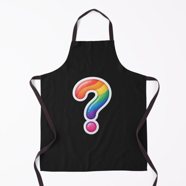 Artikelvorschau, Glänzendes Regenbogen-Fragezeichen-Pride-Symbol entworfen und verkauft von Owcomm.