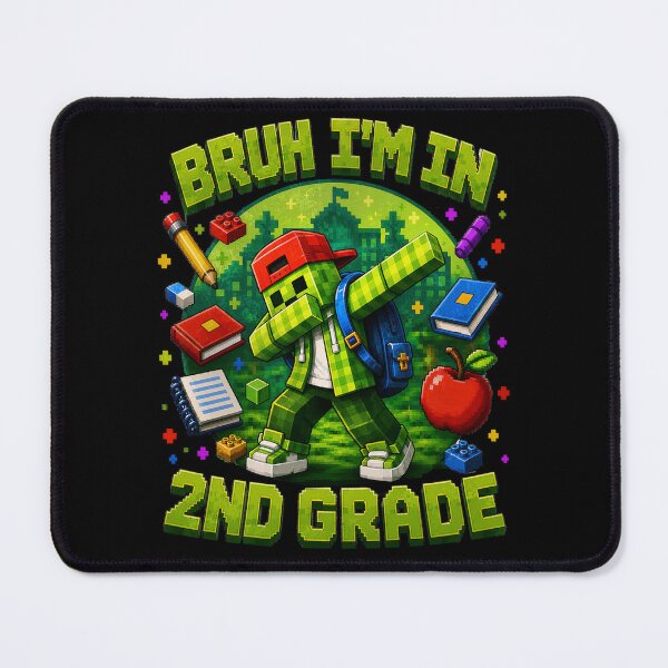 Item preview, Bruh I'm In 2nd Grade Dabbing Gamer Back To School Pixel Art designed and sold by watanabeee.