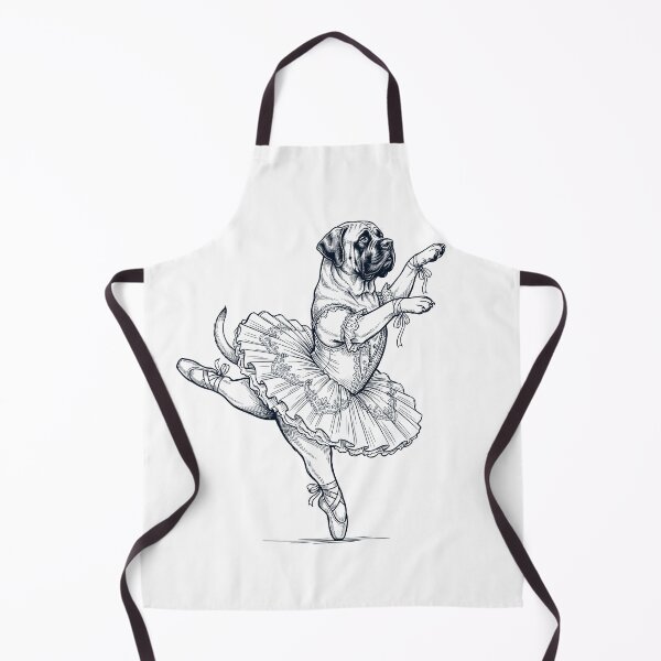Item preview, Vintage Mastiff Ballet Dancer Ballerina Dog Lover designed and sold by dian-rody-crest.