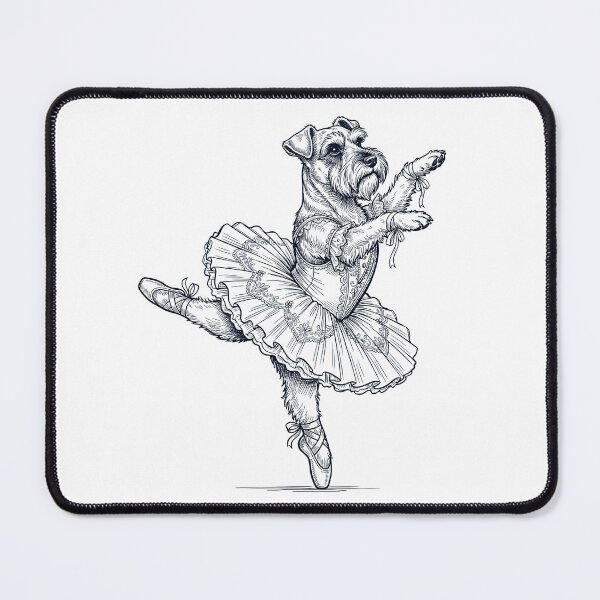 Item preview, Vintage Miniature Schnauzer Ballet Dancer Ballerina Dog Lover designed and sold by dian-rody-crest.