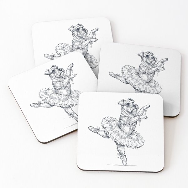 Item preview, Vintage Miniature Schnauzer Ballet Dancer Ballerina Dog Lover designed and sold by dian-rody-crest.