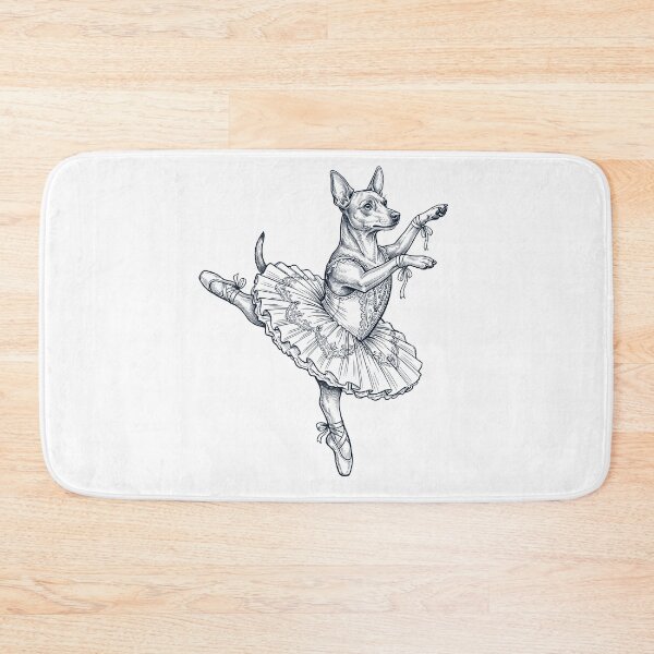 Item preview, Vintage Miniature Pinscher Ballet Dancer Ballerina Dog Lover designed and sold by dian-rody-crest.