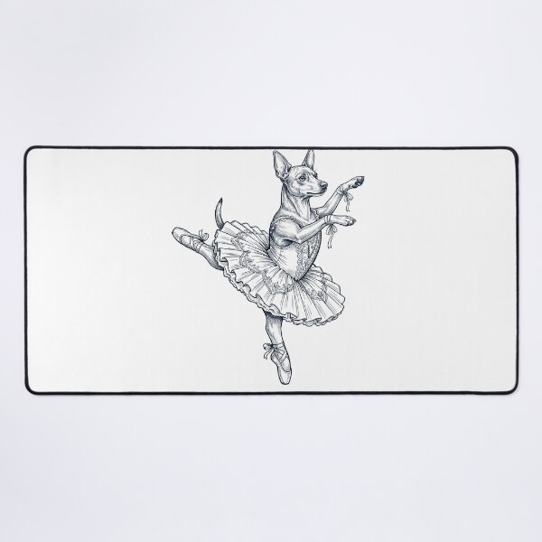Item preview, Vintage Miniature Pinscher Ballet Dancer Ballerina Dog Lover designed and sold by dian-rody-crest.