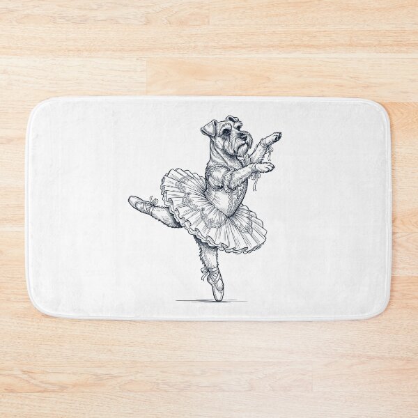 Item preview, Vintage Miniature Schnauzer Ballet Dancer Ballerina Dog Lover designed and sold by dian-rody-crest.