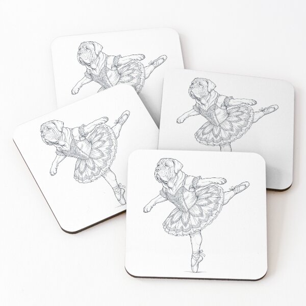 Item preview, Vintage Neapolitan Mastiff Ballet Dancer Ballerina Dog Lover designed and sold by dian-rody-crest.