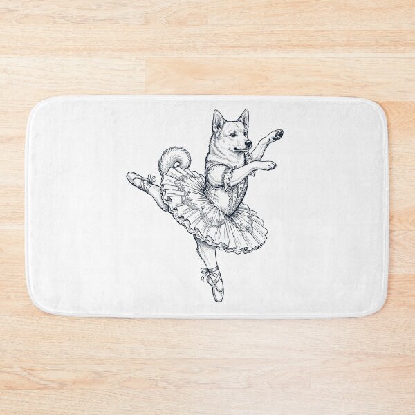 Item preview, Vintage Norwegian Buhund Ballet Dancer Ballerina Dog Lover designed and sold by dian-rody-crest.
