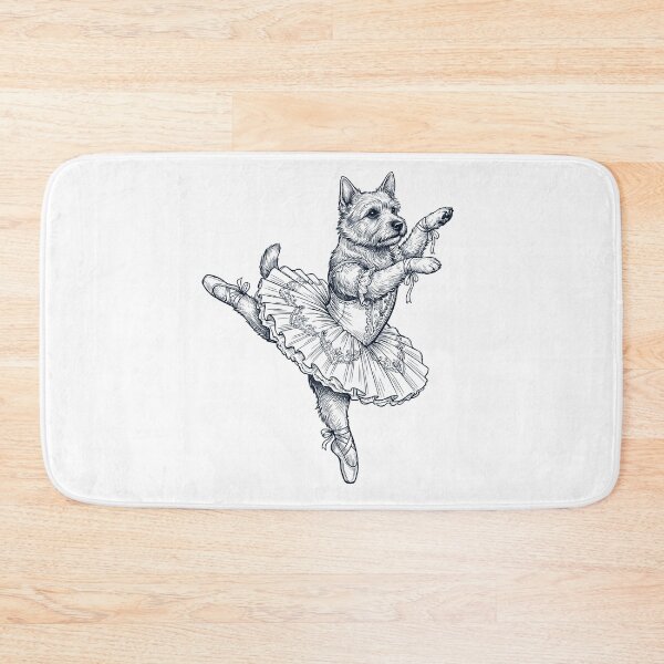 Item preview, Vintage Norwich Terrier Ballet Dancer Ballerina Dog Lover designed and sold by dian-rody-crest.