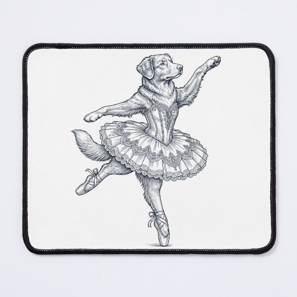 Item preview, Vintage Nova Scotia Duck Tolling Retriever Ballet Dancer Ballerina Dog Lover designed and sold by dian-rody-crest.