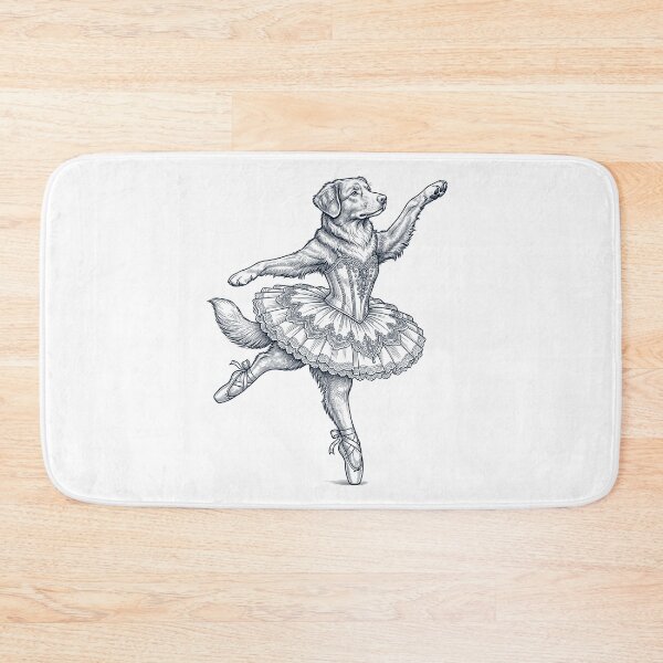 Item preview, Vintage Nova Scotia Duck Tolling Retriever Ballet Dancer Ballerina Dog Lover designed and sold by dian-rody-crest.