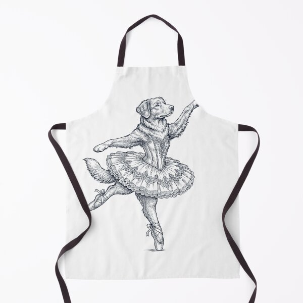 Item preview, Vintage Nova Scotia Duck Tolling Retriever Ballet Dancer Ballerina Dog Lover designed and sold by dian-rody-crest.
