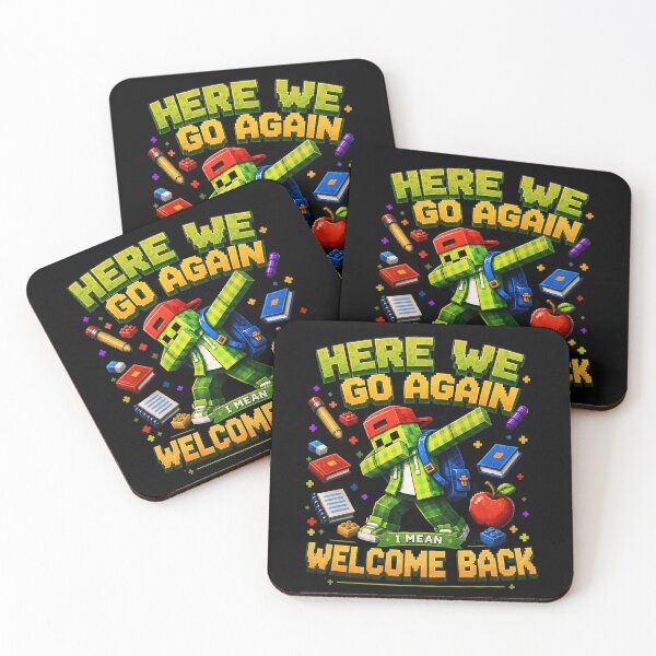 Item preview, Here We Go Again I Mean Welcome Back To School Dabbing Gamer Pixel Art designed and sold by watanabeee.