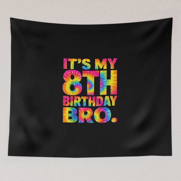 Item preview, It's My 8th Birthday Bro 8 Year Old Boys Rainbow designed and sold by MatherFisher.
