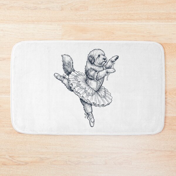 Item preview, Vintage Old English Sheepdog Ballet Dancer Ballerina Dog Lover designed and sold by dian-rody-crest.