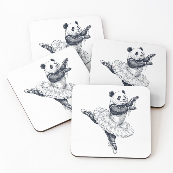 Item preview, Vintage Panda Ballet Dancer Ballerina Animal Lover designed and sold by dian-rody-crest.