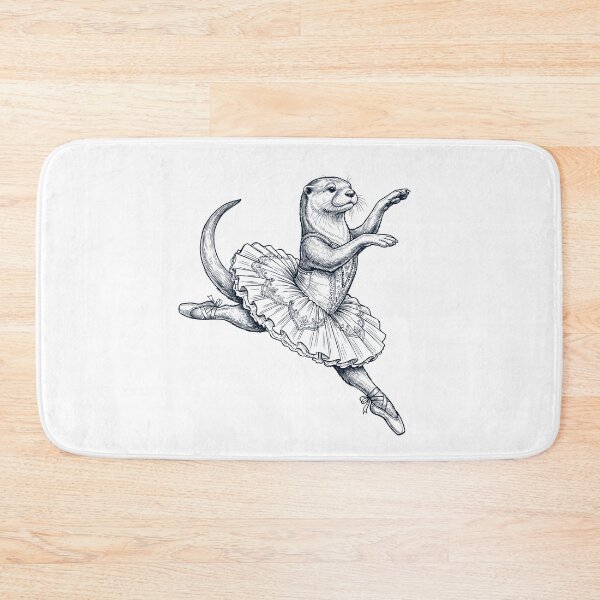 Item preview, Vintage Otter Ballet Dancer Ballerina Animal Lover designed and sold by dian-rody-crest.