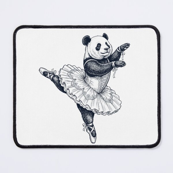 Item preview, Vintage Panda Ballet Dancer Ballerina Animal Lover designed and sold by dian-rody-crest.