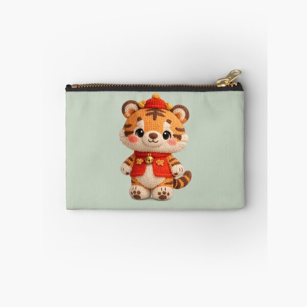 Item preview, Cute Knitted Year Of The Tiger | Kawaii 3D Chinese New Year Zodiac Knit Art designed and sold by Moons Studio.